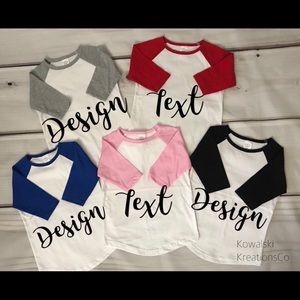 Raglan Toddler Shirt